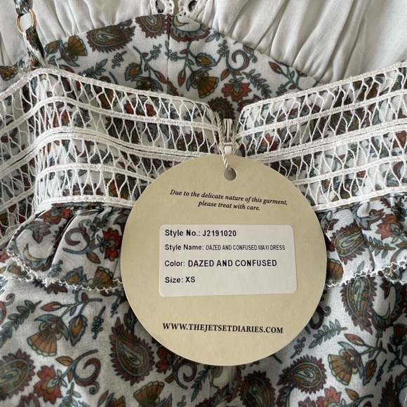 The Jetset Diaries TJD Dazed and Confused Ruffle Maxi Dress - Picture 4 of 6